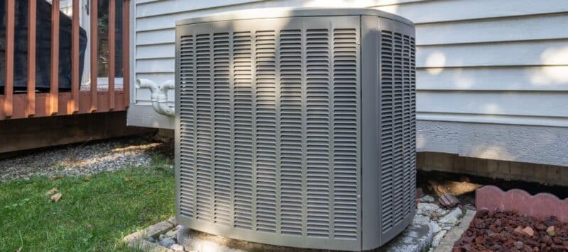 new air conditioning unit installed at a san antonio home